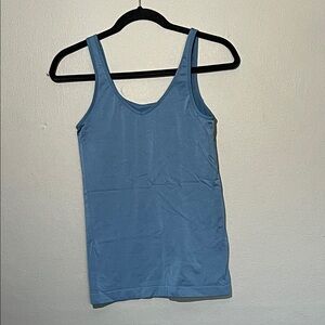 Shimera Light Blue Scoop Neck Tank Top